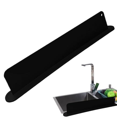 Protector contra salpicaduras para fregadero, accesorios de baño de silicona, tabla de retención de agua para dueños de perros, inquilinos, lavandería, platos, preparación de alimentos, limpieza de