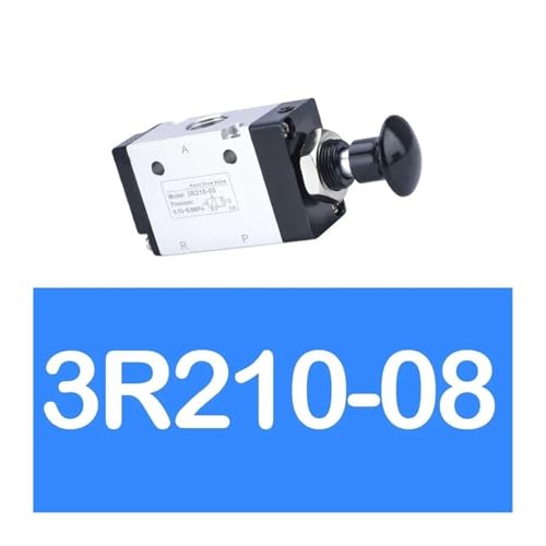 Vanne d'air 3R210-08 pour commande manuelle de vérin pneumatique - 3