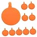 Totority 10pcs Silicone Archery Target Plate Set Hanging Practice Targets for Competition Shooting Sturdy Silicone Material for Range Training