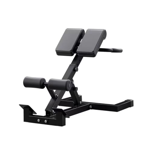 Silla romana ajustable de hiperextensión para fuerza central, espalda baja, entrenamiento abdominal en casa