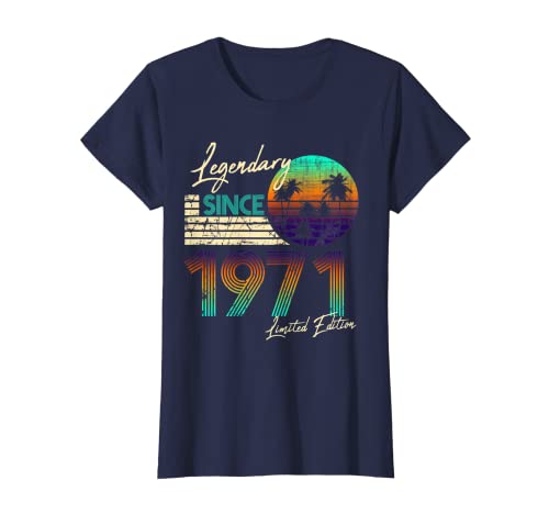 Mujer Nées En 1971 Junio - Regalo de cumpleaños (50 años) Camiseta