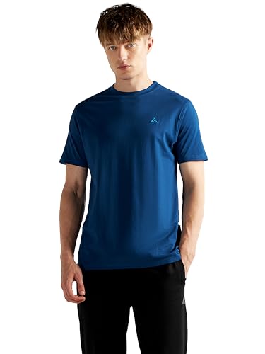 Image of Clans & Hans Men's Super Combed Cotton T Shirt, Regular Fit Round Neck Tshirt, Half Sleeves, Plain T-Shirt for Men