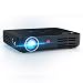 WOWOTO H8 3500 Lumens Mini Projector LED DLP 1280x800 Real Mini Home Theater Projector WXGA Support 3D 1080P HD Perfect for Entertainment Business Wireless Screen Share Android HDMI USBx2 RJ45 176"±