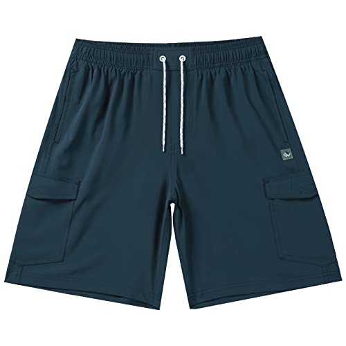 Men's 9" Swim Trunks UPF 50+ Quick Dry Beach Board Shorts with Mesh Lining Lightweight Bathing Suits 6