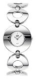 Clips 553-2012-88 Orologio da Polso al Quarzo, Analogico, Donna, Lega, Argento