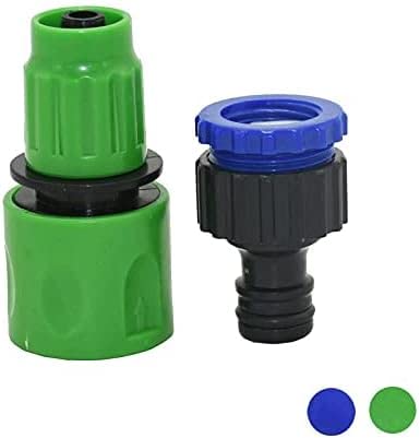 Pistola de manguera, Pistola rociadora, Conector rápido 3/8 "Lavado de autos Pistola de agua Conector de manguera 1/2 3/4 Adaptador de manguera de riego de jardín hembra Herramientas de jardinería 1 p