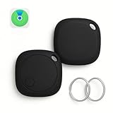 エアタグ 紛失防止タグ airtags 2個【2025最新 MFI認証品Apple Find My対応 タグ 安定保証＆全球IOS測位＆バッテリー内蔵】 airタグ 小型GPS発信機 スマートタグ忘れ物防止 gpsタグ スマートトラッカー 財布 超薄 超軽量 追跡タグ IOS専用 超長持ち 子供/高齢者/ペット見守り 鍵/車両追跡 キーホルダー付きソフトシリコンカバー