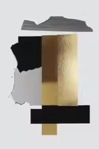 Impression sur toile abstraite noire et dorée décoration murale de salon - 6