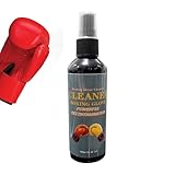 Huxibai Detergente per Guantoni da Boxe - Spray Igienizzante per Caschi da Pugilato 100ml,Agente Rimuovi Macchie per Paratesti - per Pugili Lottatori Istruttori Palestra e Spogliatoi