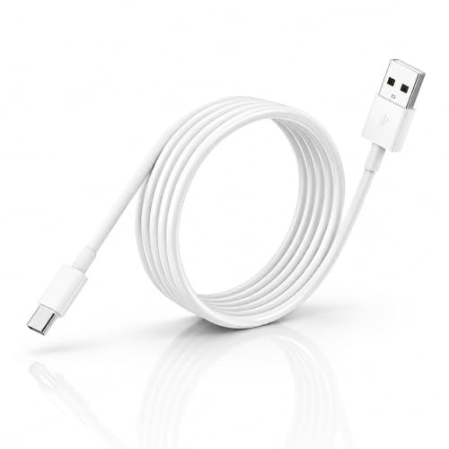 Image of 44W Flash Type-C 1M Charging Data Cable Compatible with Vivo V70 Elite /T5X /T4 /V70 /X300 /T4X /T4R /T5X /Y51 /X300 /X200T /X Fold 5 /X2 /X100 /X90 /V29 /V29e /FE /T3 Lite /Pro /Ultra,44 watt Charger Cord-White