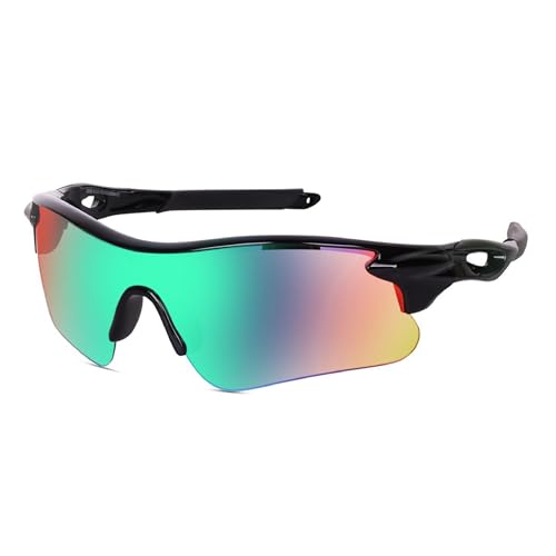Image of Dervin Non Polarized Oversized Sports Sunglasses for Men Women, Outdoor Cricket Cycling Hiking Fishing Sunglasses