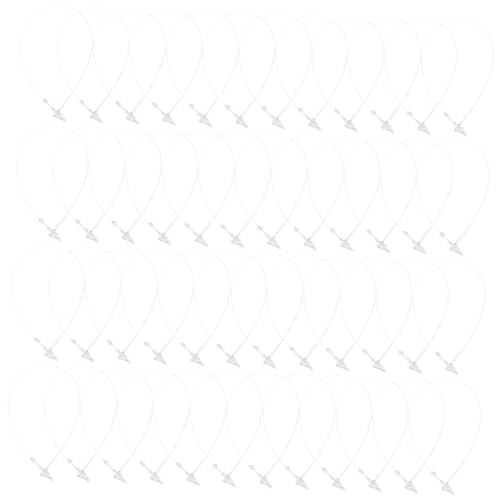 HOMSFOU 2 Trademark Tag Rope Labels Pins Hanger Badge Safety Pant Carabiner Lock Clip Tracker Reel Straps Tags Freezer Ties Lanyard Trailer Holder Chain Tagged Bins Tag Fastener Plastic