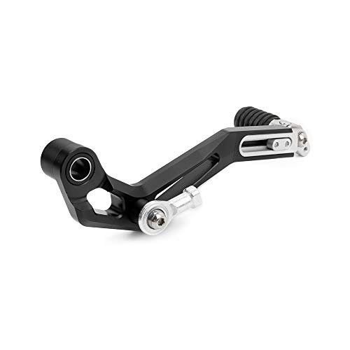 GUAIMI Motorcycle Shift Lever Adjustable Gear Shifter Folding Shift Lever for Suzuki DL650 2011-2020 V-Strom 650 XT 2015-2020 (Black+Silver)