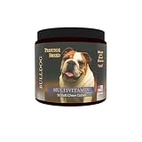 Prestige Breed Multivitamins, Balanced Nutrition for Your Bulldog, 90 Count, Made in the USA with Real Bacon
