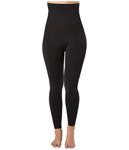 SPANX Look at Me Now High-Waisted Seamless Leggings Very Black MD 25