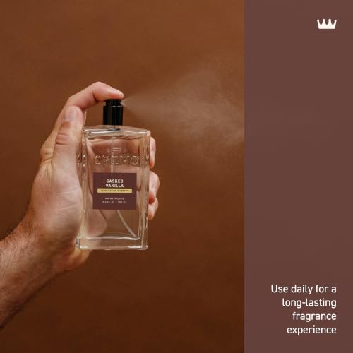 Image of Cremo Cologne for Men, Casked Vanilla, 3.4 Fl Oz