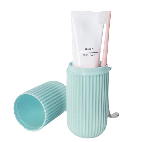 Estuche de cepillo de dientes | Contenedor de viaje multifunción para el hogar, viajes, camping, escuela
