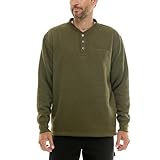 Smith's Workwear Sherpa-Lined Bonded Thermal Henley Pullover