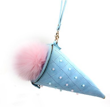 Sac téléphone portable glace bleue à chaîne pour vos sorties d'été stylées