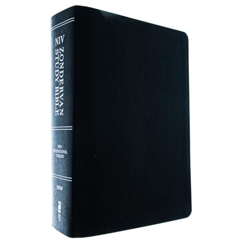 NIV Zondervan Study Bible, Bonded Leather, Black: Built on the Truth of Scripture and Centered on the Gospel Message