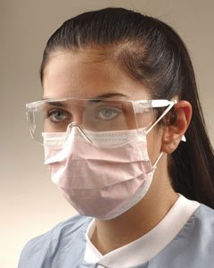 CROSSTEX ISOFLUID EARLOOP MASK Mask, Latex Free, Blue, 50/bx, 10 bx/ctn