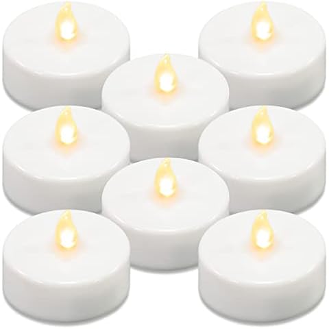 Nipach GmbH 8er Set LED Maxi Teelicht weiß Cover