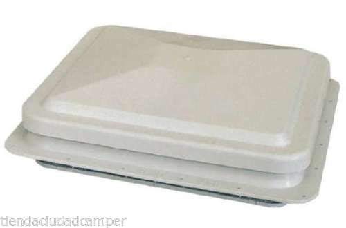 Thermoform - Lucernario per camper, 40 x 40 cm, colore bianco