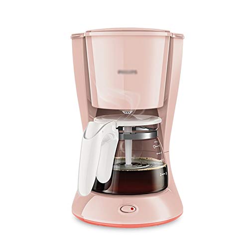 LICHUAN Kaffeemaschine Rosa Filter-Kaffeemaschine Espresso-Kaffee-Anti-Tropf Instant Tropfen für Home Office…