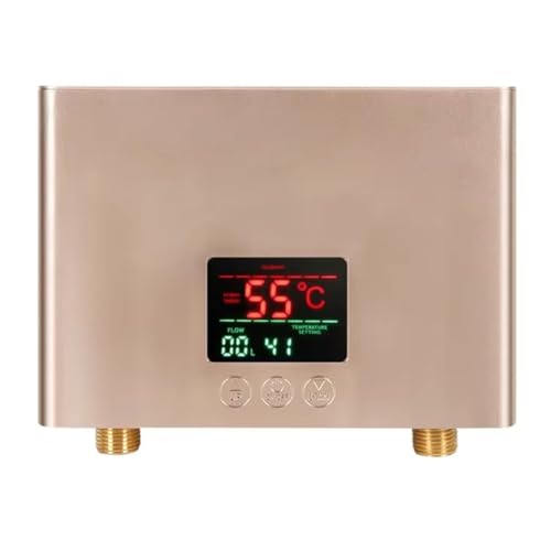 JOFUUM Calentador de Agua Instantáneo de 220 V, Calentadores Eléctricos de Pared de 5500 W para Duchas de Agua Caliente de Baño y Calefacción de Cocina Doméstica