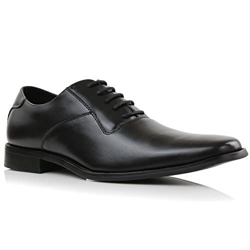 Image of Ferro Aldo Men's Classic Cap Toe Oxford Dress Shoe Collection | Perfect for Formal, Business, and Wedding Attire