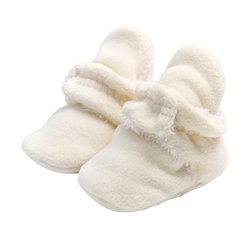Toddler Booties Baby Girls Princess Shoes Non-Slip Fleece Snow Boots Kids Prewalker Winter Warm Newborn Hairball Footwear(White,0-6 Months)velcro shoes girls size 2 boots boots for girls size 2 black school shoes for boys girls boots size 10 toddler