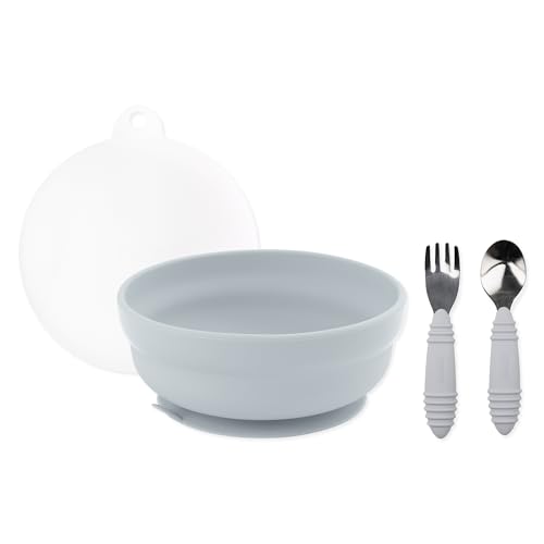 Bumkins Grip Bowl Essential 4-Piece Mealtime Set