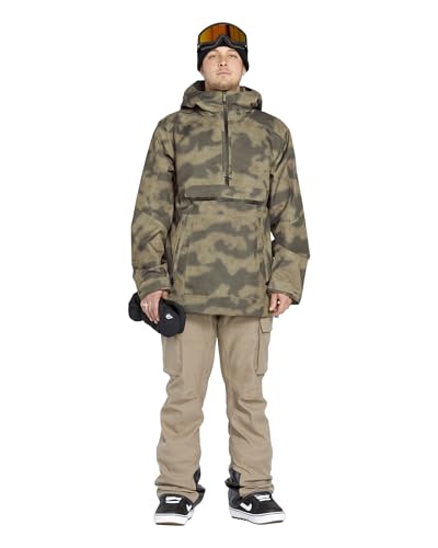 Image of Volcom Men's Brighton Pullover Anarok Hooded Snowboard Jacket