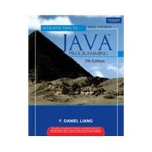 Introduction to Java Programming (Old Edition)