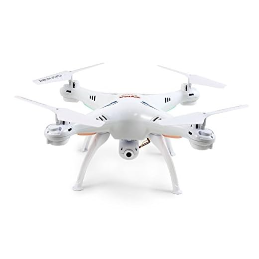 Syma X5SW Explorers2 2.4G 4CH 6-Axis Gyro RC Headless Quadcopter with 0.3MP HD WiFi Camera (FPV) White