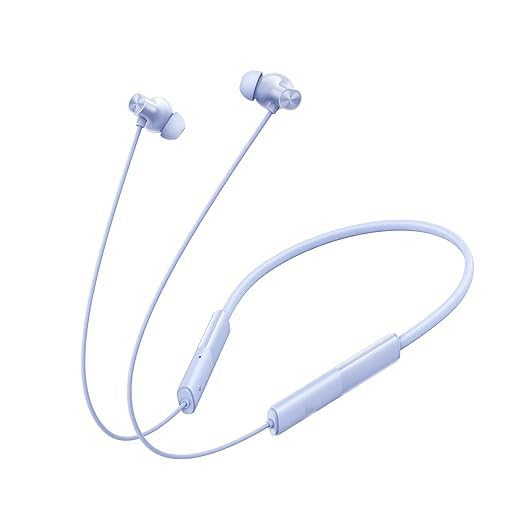 Image of Compatible with Realme 3 Neo Wireless Neckband with Deep Bass Driver, Fast Charging Support, Comfortable Fit, Premium Finish(Blue) (AS-R326)
