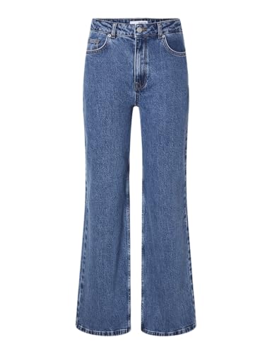 Jean taille haute Slfalice SELECTED FEMME à coupe évasée grand confort