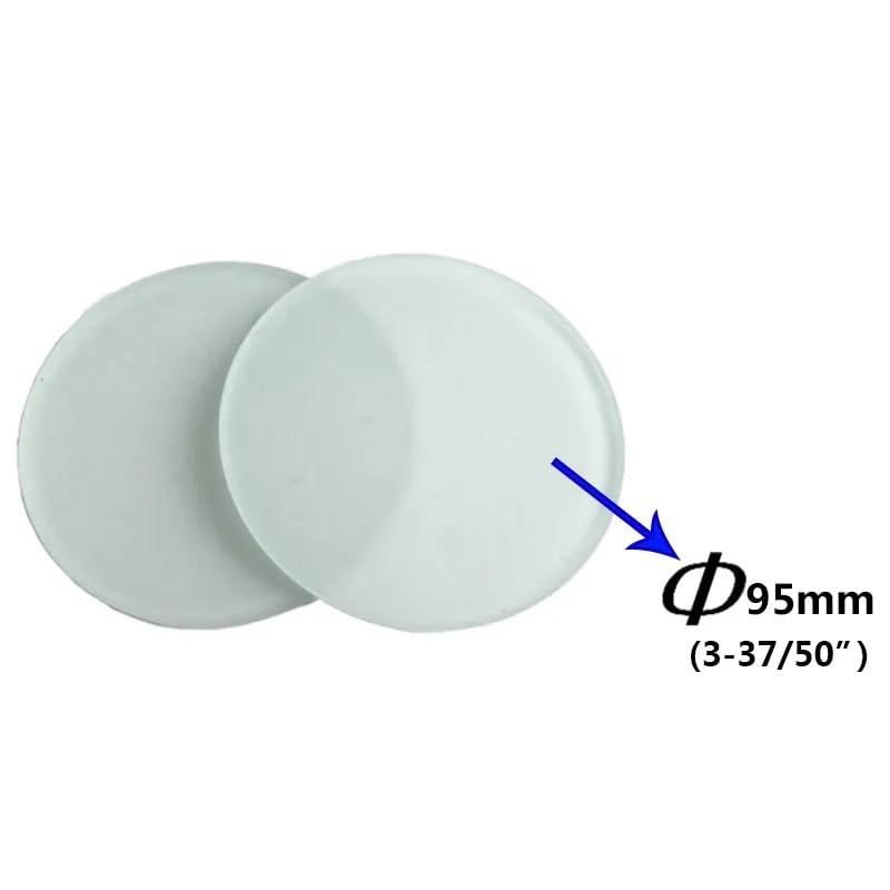 Microscope 95mm Transparent Frosted for Stereo Microscope Base Round Working Stage Plate for Microscopio