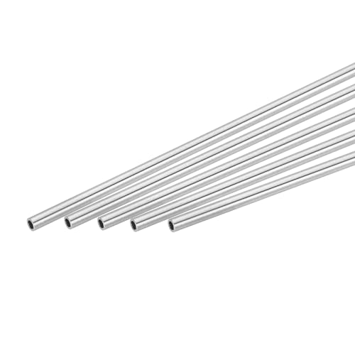 QUARKZMAN 5pz 304 Acciaio Inox Tubo OD 6mm x 1mm Muro Spessore 300mm Lunghezza Capillare Metallo Tubi per Macchine Industriali