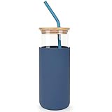 Verde y seguro: bambú natural, vidrio y silicona. Todo el producto está libre de BPA. Todas las piezas del producto son biodegradables y reutilizables, sin residuos para nuestro medio ambiente.