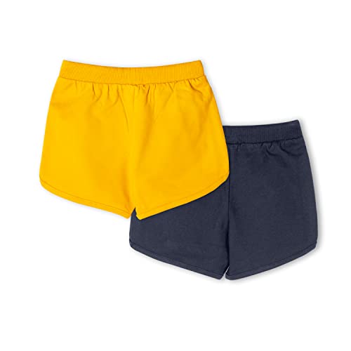 Image of Real Basics Premium Cotton Printed Shorts for Girls (Pack of 2)