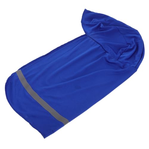GALPADA Motorcycle Balaclava Winter Hat Reflective Safety Shawl Cap for Men Ski Uv Shield Cycling Long Tail Hat Easy to Clean Blue