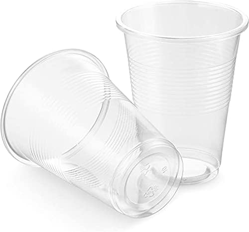 Plastic Medium Weight 7 Oz Disposable Clear Plastic Drinking Cups for all Occasions to Serve all kind of Beverages: 100CT/PK| 500CT