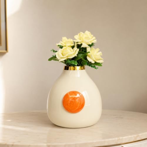 Image of Urban Born Vases For Living Room Corner |Big Vases For Elegant Home Decoration |Home Decor Flower Vase Iron |Fresh or artificial Metal Flower Vase Stand For Dining Table, Bedroom, Office, Wedding Gift