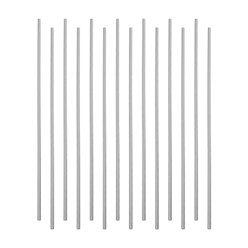Varilla cilíndrica de acero HSS 1.4mm x 100mm 20pcs miniatura 1