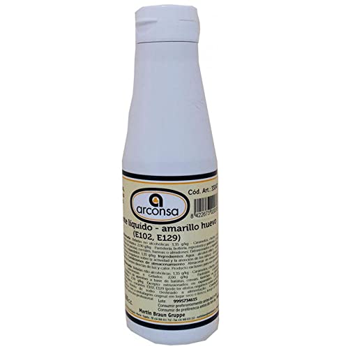 COLORANTE ALIMENTARIO LÍQUIDO ARCONSA 200ML AMARILLO HUEVO