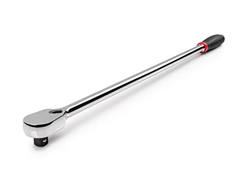 TEKTON 1/2 Inch Drive x 24 Inch Comfort Grip Ratchet | SRH02224