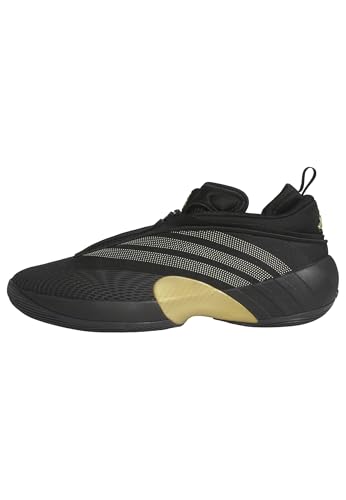 adidas Unisex-Kids D.o.n. Issue 7 J Black/Gold Metallic 5.5