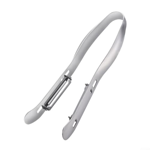 Éplucheur ergonomique en acier inoxydable pour éplucher facilement les fruits et les asperges dans deux directions