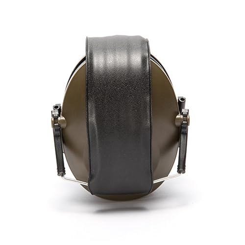 MUCKLILY Professional Noise Cancelling Ear Defenders for Boy Girl Small Adults Women Lightweight Earmuffs for Shooting and Range Use Light Brown